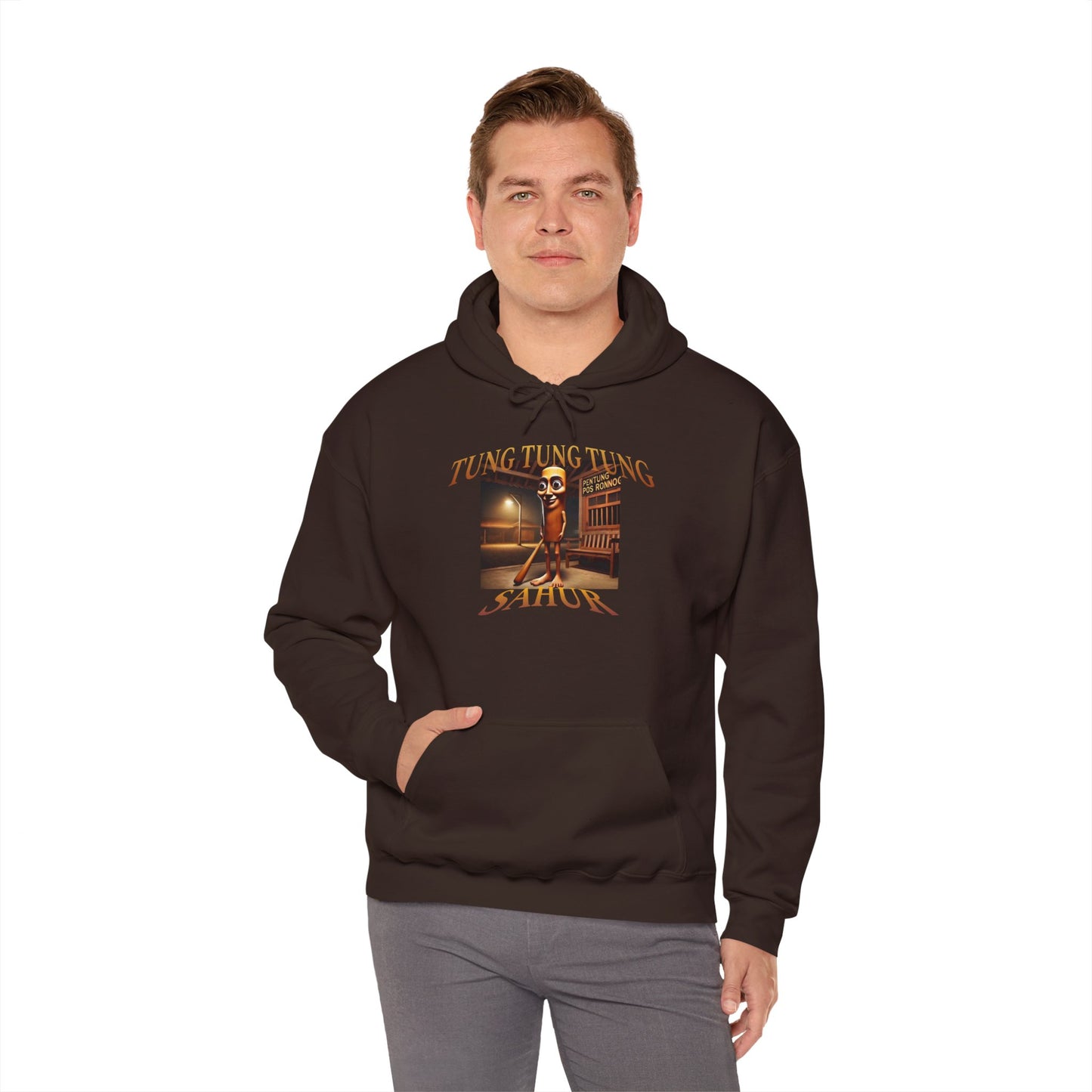 RETRO TUNG TUNG TUNG SAHUR HOODIE