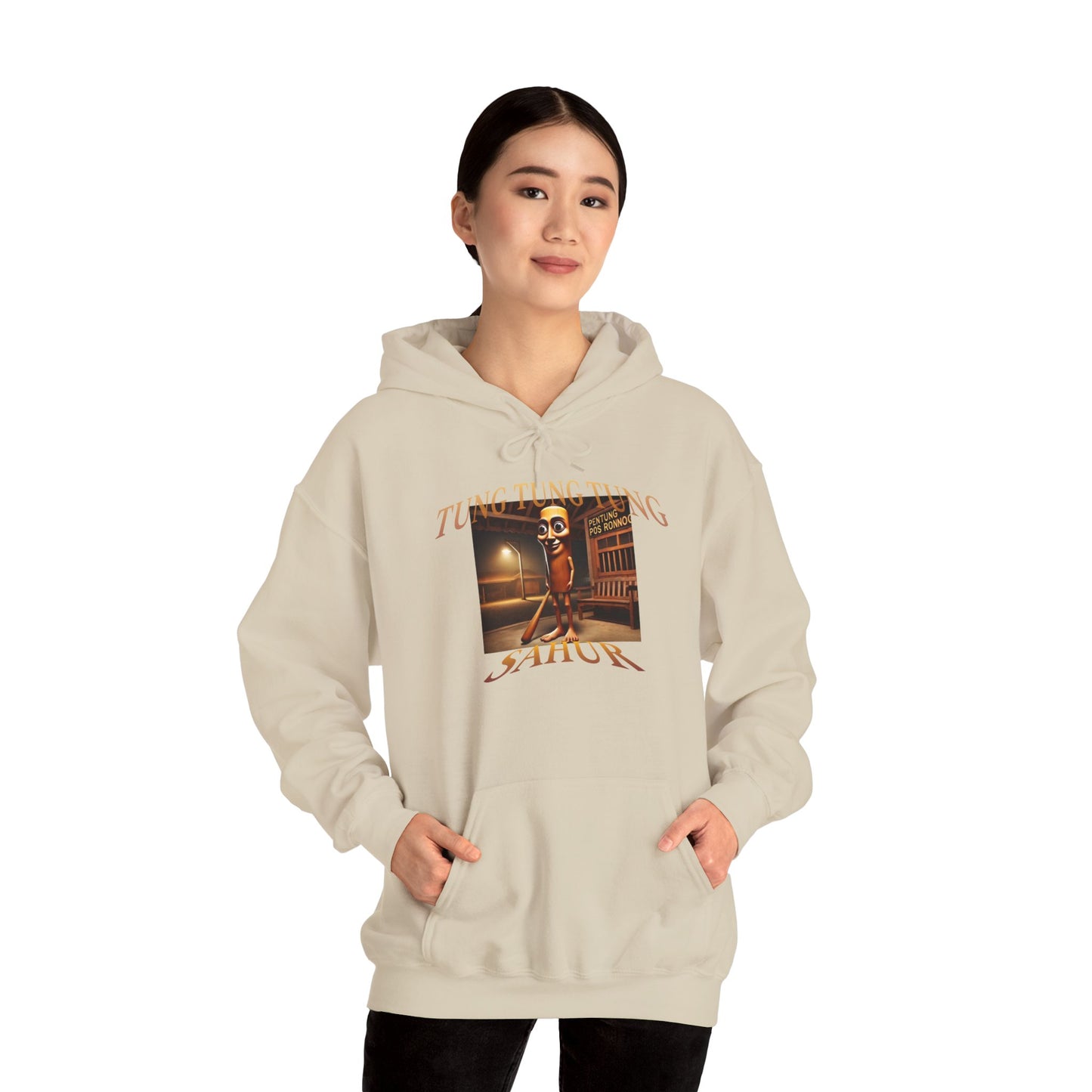 RETRO TUNG TUNG TUNG SAHUR HOODIE