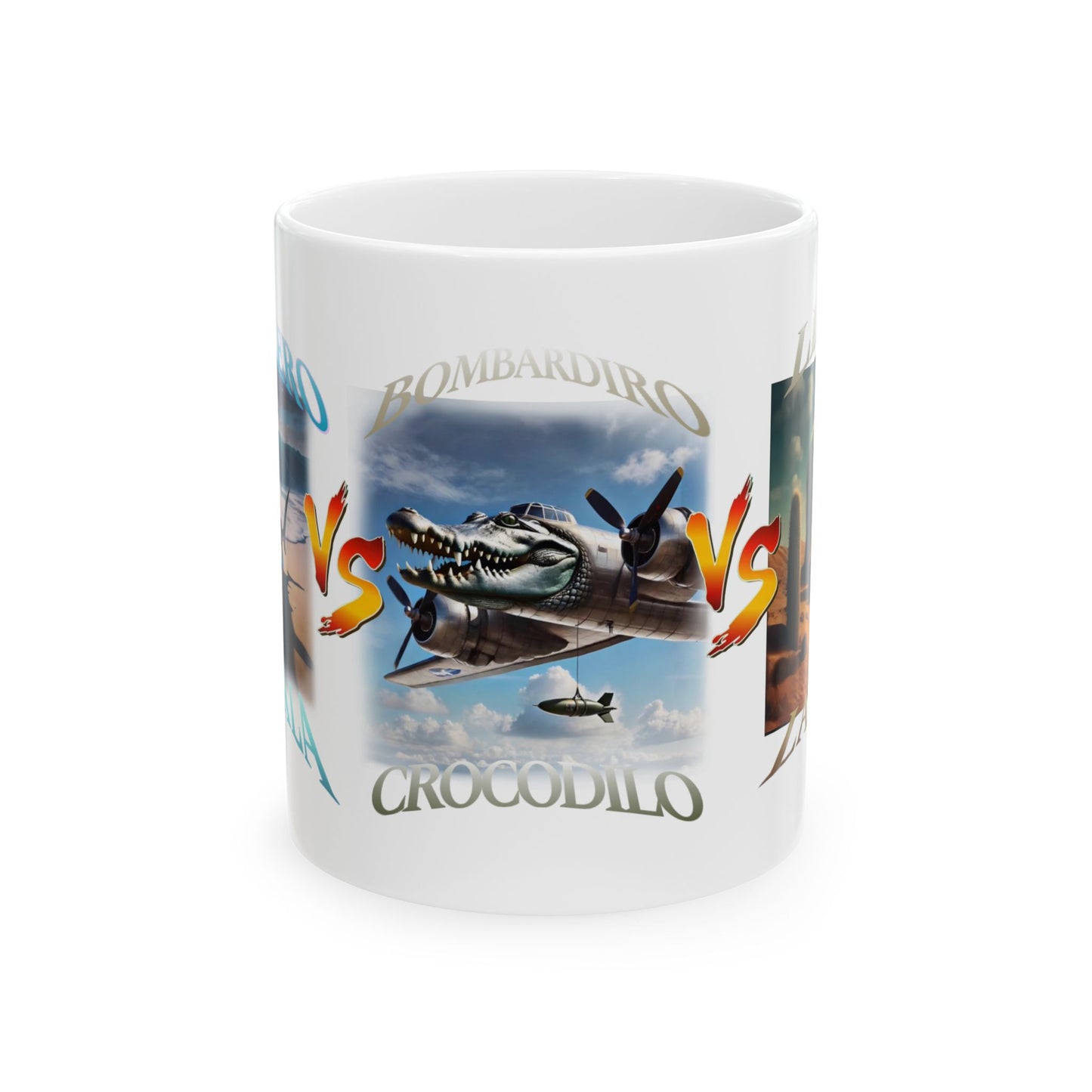 TRALALERO VS BOMBARDIRO VS LIRILI MUG - 11Oz & 15Oz