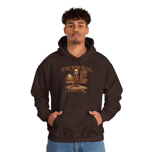 RETRO TUNG TUNG TUNG SAHUR HOODIE