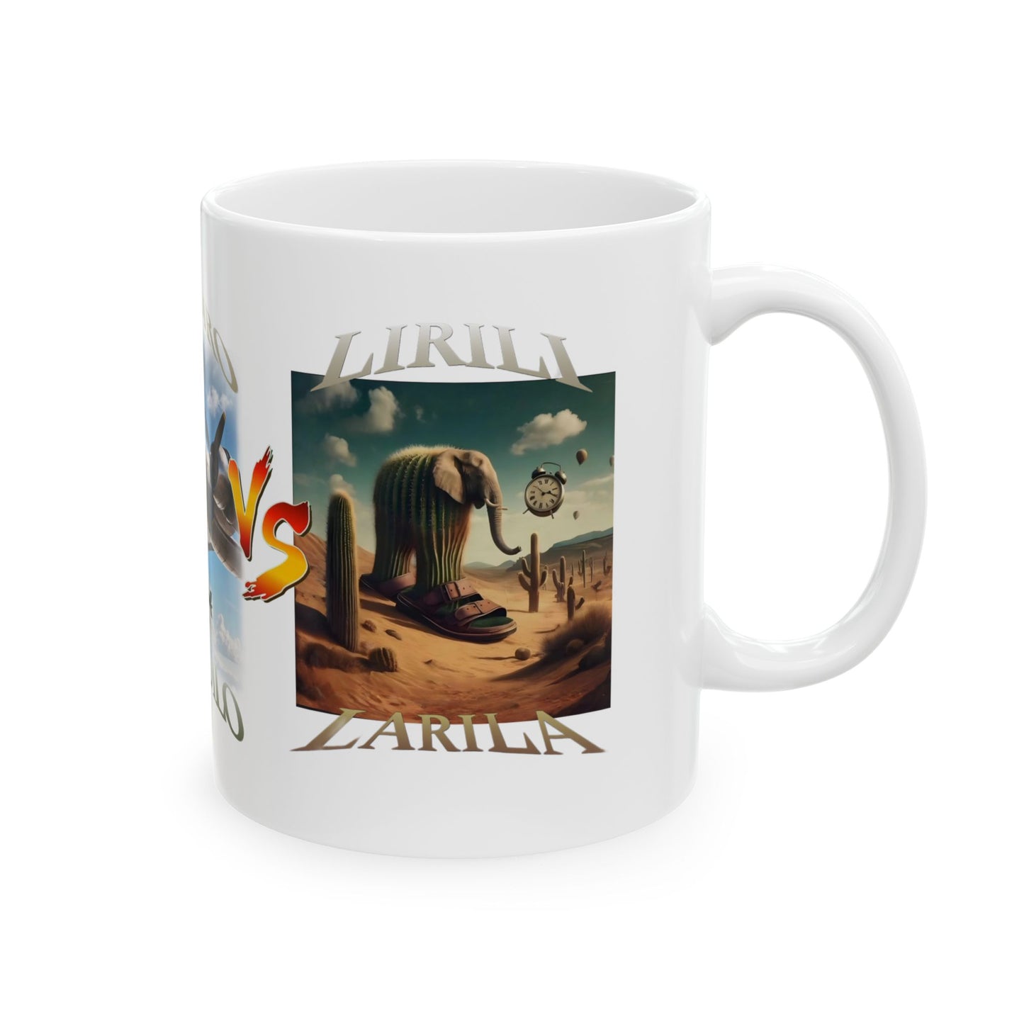 TRALALERO VS BOMBARDIRO VS LIRILI MUG - 11Oz & 15Oz